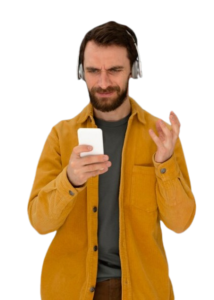career 3 portrait man with headphones using mobile 23 2148919846 removebg preview